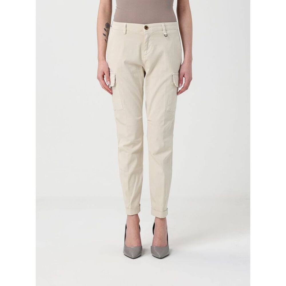 Mason's Women Stretch Cotton Cargo Trousers Mason's